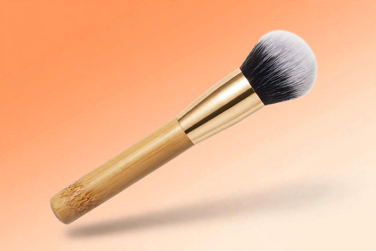 Brosse tampon à fond de teint